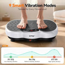 Vibration Plate Exercise Machine - 300 lbs Weight Capacity, 120 Speed Levels, 9 Workout Modes for Home Fitness, Muscle Toning & Weight Loss by CozyNest Decor