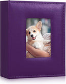 RECUTMS Photo Albums With 4x6 200 Photos Pocket Album Cover Slide In Photo Picture Small Photograph Album For Family Wedding Children Holiday Anniversary Album PU Leather photo albums（Purple） by TinyTreasures Baby Boutique