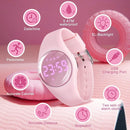 Kids Watches for Girls Boys Digital Sport Watch with Step Counter Pedometer Vibration Alarm Clock, No App Waterproof Fitness Tracker Kids Watch Boys Girls Teens Students Ages 5-16 by TinyTreasures Baby Boutique