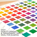 CHROMATEK Watercolor Paint Set - 48 Piece Kit for Adults, Beginners & Professional Artists - 48 x 12ml Liquid Water Color Tubes - Richly Pigmented Vibrant Colors - Art Supplies by TinyTreasures Baby Boutique
