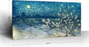 amatop Extra Large Wall Art Floral Tree Canvas Print for Living Room Bedroom Office– Oversized Plum Blossom Lake Landscape Picture Modern Blue Teal Nature Artwork Decor 58x29 Inch by CozyNest Decor