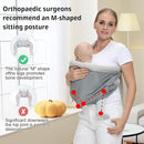CUBY Mesh Baby Sling Carrier, Breathable Lightweight Baby Wraps Sling with Adjustable Strap- Easy to Wearing Soft Front Facing Baby Slings for Newborn Infant Toddler Carry Up to 40lbs(Gray Mesh) by TinyTreasures Baby Boutique