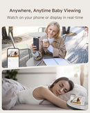 ARENTI WiFi Baby Monitor, 5-inch Wireless Display, 1080p PTZ Camera, Free Smartphone App, Encrypted Connection, Lullaby, Super Night Vision, Auto Tracking, Temp Sensor, Support Local Storage(B2 Kit) by TinyTreasures Baby Boutique