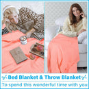 Oversized Turkish Beach Towel Blanket XXL Cotton Sandproof Towels Boho Woven Extra Large Big Sand Free Giant Throw Thick Blankets Huge Quilt XL Picnic Camping Necessities Cloud For Adult Gifts Coral by TinyTreasures Baby Boutique