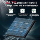 LANFU Solar Powered Motion Sensor Square Outdoor Wall Lights, Black Modern Up and Down Wall Lamps, IP65 Waterproof Warm White 3000K Wall Sconce Light Exterior for Fence Garden Outside by GreenHaven Gardens