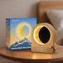 Sunrise Alarm Clock, White Noise Machine & Meteor Moonlight - 10 Soothing Sounds, Dual Alarms, 30/60/90min Timer, Easy Snooze - Bedroom Gift for Insomnia Adults/Women - Wood by TinyTreasures Baby Boutique