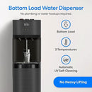 Brio Self Cleaning Bottom Loading Water Cooler Water Dispenser – Black Stainless Steel - 3 Temperature Settings - Hot, Room & Cold Water by CozyNest Decor