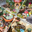 Dracarys Selected 100 Pcs Fairy Garden Accessories, Mini Resin Animals, Miniature Figurines, Micro Landscape Ornaments Kit, Garden DIY Animals, Environmental Resin, Forest Encounters by GreenHaven Gardens