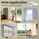 Sliding Door Lock 2 Pack, Child Safety Lock For Sliding Glass Doors, Easy To Install, Keeps Your Baby Out Of Danger, For Sliding Glass Doors, Sliding Windows, Sliding Closets, Etc (Grey) by TinyTreasures Baby Boutique