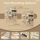 ENZE Smart Rotating Heated Towel Rack for Bathroom, Wall-Mounted Electric Towel Dryer with Swivel Bars & Shelf, Smart Timer, Low Carbon Steel, Plug-in/Hardwired, Towel Warmer with Wi-Fi App Control by TinyTreasures Baby Boutique