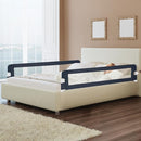 BABY JOY Double Sided Bed Rail Guard, 2 Pack, Extra Long, Swing Down for Convertible Crib, Folding Baby Safety Bedrail for Kids Twin Full Size Queen King Mattress, Rails for Toddlers (Dark Gray, 71") by TinyTreasures Baby Boutique