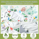 Golf Print Baby Monthly Milestone Blanket Newborn Baby Boy Green Gender Neutral Newborn and Nursery Essentials Personalized Ideas for Nursery Decor (Green, Golf) by TinyTreasures Baby Boutique