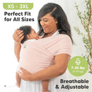 KeaBabies Baby Wrap Carrier - All in 1 Original Baby Carrier Newborn to Toddler Sling, Easy to Wear, Hands Free Bonding, Lightweight, Breathable Infant Wraps (Mystic Gray) by TinyTreasures Baby Boutique
