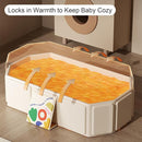 Collapsible Baby Bathtub, Portable & Foldable Bathtub for Newborns to Toddlers, Easy to Store, Lightweight for Home & Travel, SpaceSaver Baby Tubs for Kids by TinyTreasures Baby Boutique
