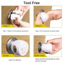 Door Knob Safety Cover for Kids, Child Proof Door Knob Covers, Baby Safety Door knob Handle Cover Lockable Design (4 Pack) by TinyTreasures Baby Boutique