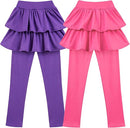 Girls School Uniform Pants Leggings with Skirts Stretch Warm Jegging 4-12 Years by TinyTreasures Baby Boutique