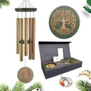 Gifts for Mom & Grandma - Outdoor Wind Chimes with Engraved Tree of Life, Large Patio Hanging Decor for Garden, Yard, Christmas, Anniversary Celebrations by CozyNest Decor