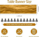 Sioloc Yellow Cheesecloth Table Runner Fall Autumn Decor for Home 10ft Table Cloth for Wedding Birthday Party Halloween Thanksgiving Decorations by CozyNest Decor