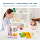 Baby Food Maker Bellababy Baby Food Processor, Puree Blender Steamer with Reversible Steam Basket, One Button Easy Operation & Large Opening for Easy Cleaning by TinyTreasures Baby Boutique