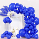 130pcs Royal Blue Balloons Different Sizes 18" 12" 10" 5" Party Latex Balloons for Birthday Graduation Baby Shower Anniversary Nautical Party Decorations by CozyNest Decor
