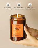 AOOVOO Hello Fall Candles - 22 oz Scented Candles, Aromatherapy Candle, Soy Candle for Home Scented by CozyNest Decor