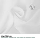 Surmente White Rectangle Tablecloth 60 x 120-inch Rectangular Polyester Table Cloth for Weddings, Banquets, or Restaurants by CozyNest Decor