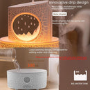 Raindrop Humidifiers for Bedroom,300ML Ultrasonic Small Humidifier, Aromatherapy Essential Oil Vaporizer, Essential Oil Diffuser with Atmosphere Light,Suitable for Bedroom, Hotel,Gym,Yoga Room by TinyTreasures Baby Boutique