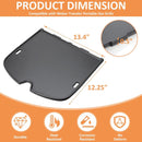 7034 Cast Iron Griddle for Weber 9010001 Traveler Portable Gas Grill, Replacement for Weber9010001, 9013001, 9020001 Gas Grill Accessories, Compatible with Weber Traveler Griddle Part by GreenHaven Gardens