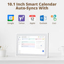 10.1" Digital Calendar Chore Chart – 1080P Full HD Interactive Touchscreen, Smart Family Planner, Hearth Display Digital Wall & Desk Mountable for Seamless Scheduling by TinyTreasures Baby Boutique