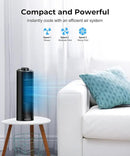 Abolee Tower Fan, 23ft/s Desk Fan, 70° Oscillating Table Fan for Bedroom, Standing Table Fan with 3 Modes, 2024 New 13 Inch Bladeless fan for Bedroom, Home,Office by CozyNest Decor