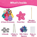 Skillmatics Poke-in Art - Magical Princesses, Mess-Free Fun for Kids, DIY Wood Craft Kits, Creative Activity, Gifts for Girls & Boys Ages 4, 5, 6, 7, 8, 9 by TinyTreasures Baby Boutique