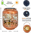 Gnomes Solar Lanterns Outdoor Waterproof,Hanging Solar Lights Gnome Gifts for Women Metal LED Decorative Light for Yard,Patio,Lawn,Tabletop,Pathway,Landscape,Garden Gnomes Decor by CozyNest Decor