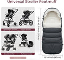 Momcozy Stroller Footmuff | Universal, Weather-Proof, Warm Stroller Bunting Bag | Extendable Winter Cover | Adjustable Buckle by TinyTreasures Baby Boutique