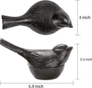Cast Iron Key Hider, Bird Hide-a-Key Holder, Outdoor Small Garden Statues Ornament, Outside Spare Key Hider Figurine, Indoor Decoration Jewelry Trinkets Box for Ear Studs, Rings, Paper Clips by GreenHaven Gardens