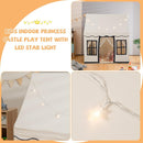 INFANS Kids Play Tent with Washable Mat Star Light Windows, Anti-Trip Large Playhouse Toys for Children Boys Girls, Indoor Outdoor Princess Tents Castle for Toddlers (Black) by TinyTreasures Baby Boutique