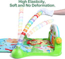 CUTE STONE Baby Gym Play Mat, Play Piano Gym with Tummy Time Activity Mat, Musical Activity Center for Infants Toddlers by TinyTreasures Baby Boutique