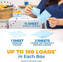 Arm & Hammer Power Sheets Laundry Detergent, Fresh Linen 50ct, up to 100 Small Loads (Packaging may vary) by CozyNest Decor