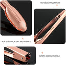 MSY BIGSUNNY 9 Inch Kitchen Food Tongs for Cooking and Serving Tongs- Aluminum - Set of 3 (pink gold) by CozyNest Decor