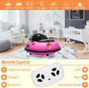12V Electric Ride on Bumper Car for Toddlers, Kids Bumper Car with Remote Control, 360 Degree Spin, LED Lights, Dual Joysticks, Safety Belt for 18+ Months Kids, Pink by TinyTreasures Baby Boutique