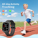 Smart Watch for Kids Girls Boys No APP/Phone Needed, 1.8" IP68 Waterproof Sport Kids Watch Pedometer, Heart Rate, Sleep Monitor, Step Counter, 12 Puzzle Games for Girls Boys Teens 6-16 by TinyTreasures Baby Boutique