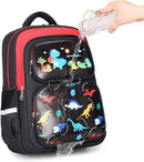 Toddler Backpack for Boys, 17 Inch Kids Dinosaur Backpack for Children Teens Waterproof School Travel Backpacks by TinyTreasures Baby Boutique
