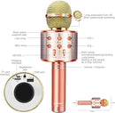 Microphone for Kids Voice Change Karaoke Microphone Kids Girl Gifts Handheld Wireless Bluetooth Microphone Home Party Favor Mic Microphones Kids Christmas Birthday Gifts by TinyTreasures Baby Boutique