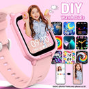 Smart Watch for Kids No Phone Needed, Tempered Glass Fitness Tracker Boy Teens with 19 Sport Modes, Pedometer, Sleep Monitor, Kids Watch Birthday Gifts Toy Gift for Girls Boys 6-16 (Pink) by TinyTreasures Baby Boutique