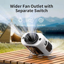 Socool 14500mAh Portable Waist Fan Clip on Belt 360 Rotation Wearable Rechargeable Personal Shirt Fan, 67H Cooling 5-Speed Battery Operated with Light, Neck Fan Hands-Free for Outdoor Jobsite Camping by TinyTreasures Baby Boutique
