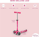 Micro Kickboard Mini Deluxe LED Three-Wheeled Lean-to-Steer Swiss-Designed Micro Scooter by TinyTreasures Baby Boutique
