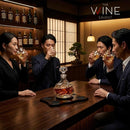 Wine and Whiskey Mountain Decanter, 4 Glasses and Wood Tray 750 ML by The Wine Savant