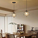 Clear Glass Chandeliers Lighting Pendant Lights for Kitchen Island Dining Room Light Fixture Chandeliers Hanging Light with Warm Light Bulb by CozyNest Decor