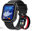 Kids Waterproof Smart Watch Boys Gift Age 3-12 with 39 Game HD Touch Screen Music Player Video Camera Pedometer Alarm Clock Birthday Gift for 6 7 8 9 Year Olds Black by TinyTreasures Baby Boutique