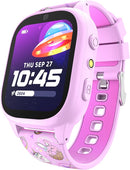 PlayZoom 4 Kids Smartwatch, Educational Tech Toy – 25+ Games, Selfie Camera, Audiobooks, Step Tracker, Water‑Resistant, Parental Controls, Long Battery, Ages 4‑12, Pink Donuts by TinyTreasures Baby Boutique