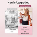 Wearable Breast Feeding Pump Portable, Electric Breast Pump Hands Free with 4 Modes &12 Levels,Strong Suction, LED Display, 24mm Sealed Flange,2 Pack by TinyTreasures Baby Boutique